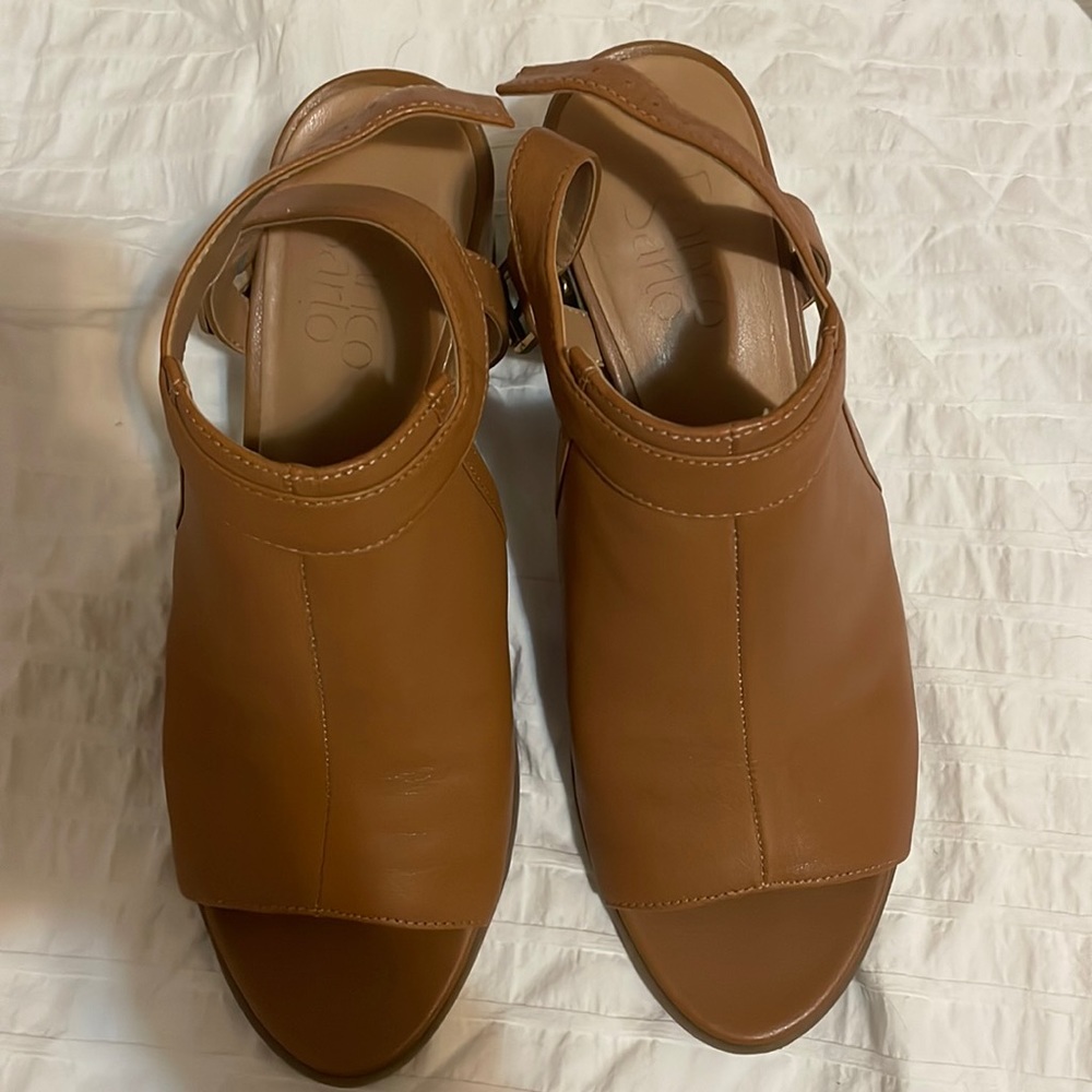Franco sarto open toe wedges
